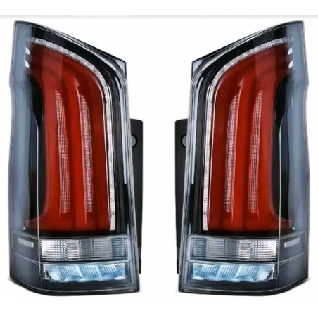 Mercedes Vito W447 LED Rückleuchten Schwarz NEU mit E-Prüfzeichen